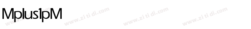 Mplus1p Medium字体转换